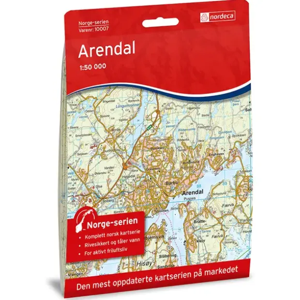 Arendal Nordeca Norge 1:50 000 10007