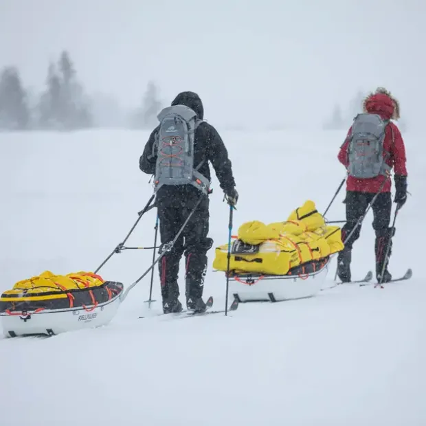 Ekspedisjonspulk 165 cm Fjellpulken Traverse 165 Yellow