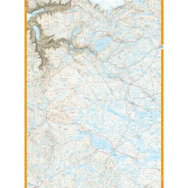 Hardangervidda nord Calazo Turkart 1:50 000