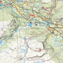 Hemsedal Golsfjellet Gol Calazo Turkart 1:50 000