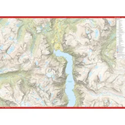 Isfjorden Eresfjord Calazo Høyfjellskart 1:25 000 Romsdalen