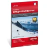 Lyngenhalvøya sør Calazo Høyfjellskart 1:25 000