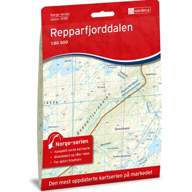 Repparfjorddalen Nordeca Norge 1:50 000 10181