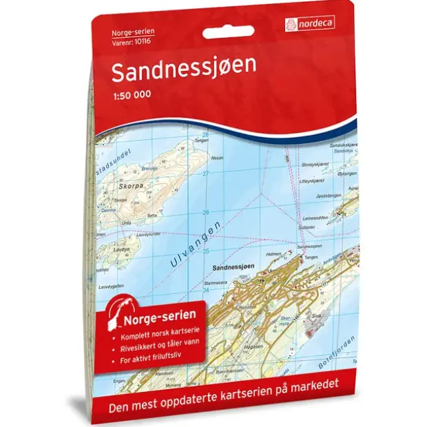 Sandnessjøen Nordeca Norge 1:50 000 10116