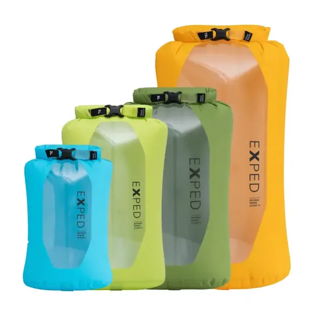 Sett med pakkposer Exped Drybag Versa Clear Set (3 5 8 13)