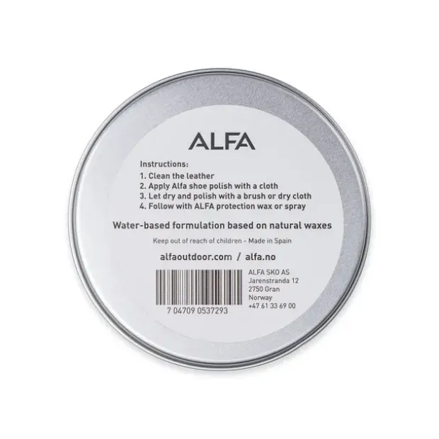 Skokrem sort Alfa Shoe Care Polish 1100
