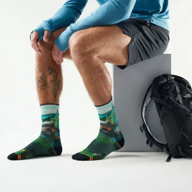 SokkerSmartwool Hike Trail Trekker Print L K18
