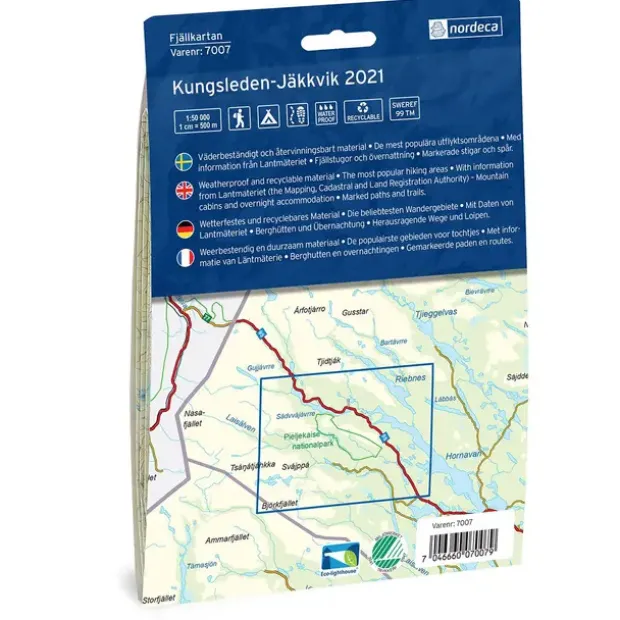 Sverige: Kungsleden-Jäkkvik Nordeca Sverige 7007 Kungsleden-Jäkkvik