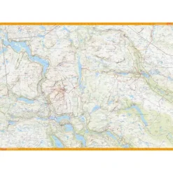 Sverige: Vindelfjällen Calazo Turkart 1:100 000 Kungsleden