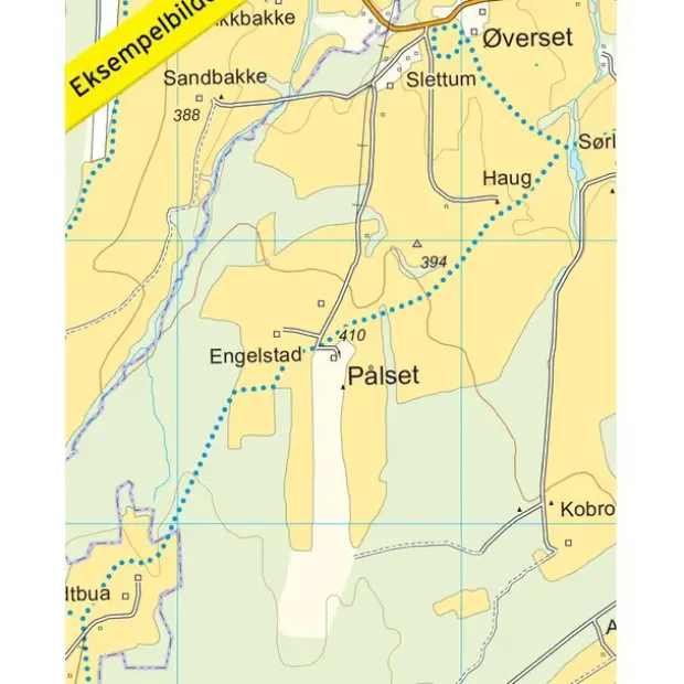 Totenåsen Nordeca Topo 1:25 000 3751