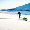 Transportpulk 155 cm med feste og snørin Fjellpulken Transporter 155 Kit Black