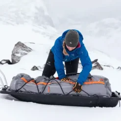 Transportpulk 155 cm med feste og snørin Fjellpulken Transporter 155 Kit Black