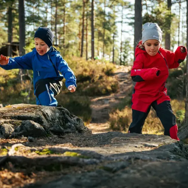 Utedress til barnBergans Lilletind Coverall Kid 92 25739